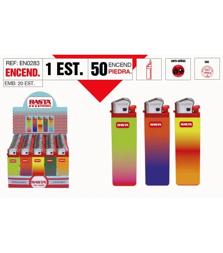 Encendedor Piedra Est: 50 Und.