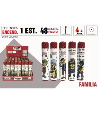 Encendedor Round Familia Estuche 48 Und