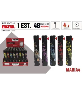 Encendedor Round Maria4 Estuche 48 Und