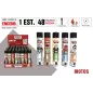 Encendedor Round Motos Estuche 48 Und