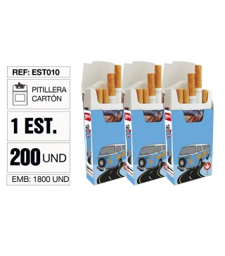 Pitillera De Cartón Furgoneta