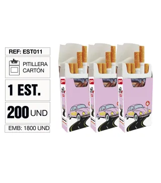 Pitillera De Cartón Escarabajo