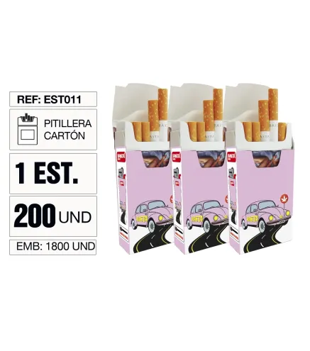 Pitillera De Cartón Escarabajo