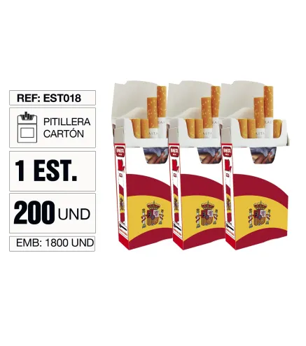 Pitillera Cartón Bandera