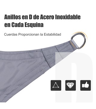 Toldo Vela Triangular