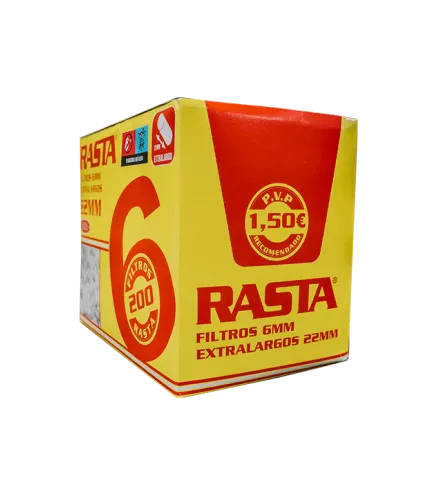 Filtros Tabaco Extra Largos De 6Mm - 200 Unidades