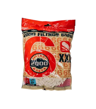 Filtros Para Tabaco 6Mm Xxl - 2000 Unidades
