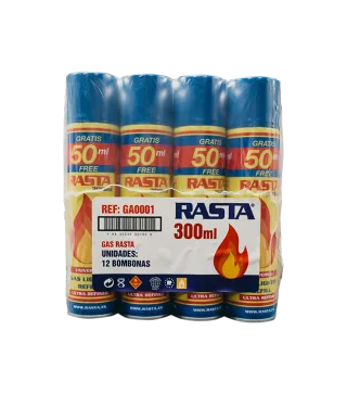 Gas Rasta 300Ml Est 12Und Emb 8Est