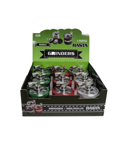 Grinder-4Part- Alum* 5Cm Est 9 Emb 12Est