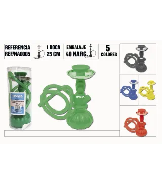 Narguila Mini 25Cm 1 Boca Tacto Silicona