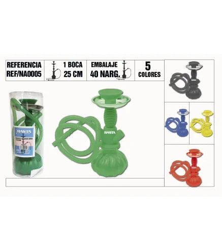 Narguila Mini 25Cm 1 Boca Tacto Silicona