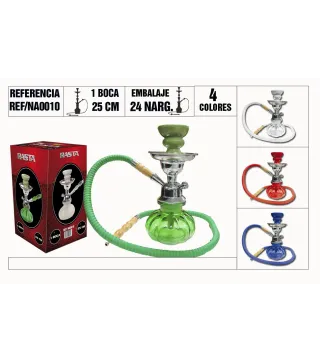 Narguila Básica Mini 25Cm 1 Boca