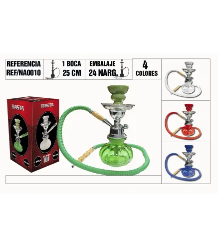 Narguila Básica Mini 25Cm 1 Boca