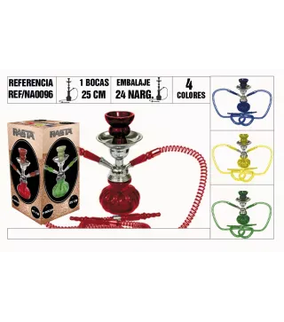 Narguila Basica Mini 25Cm 2 Bocas