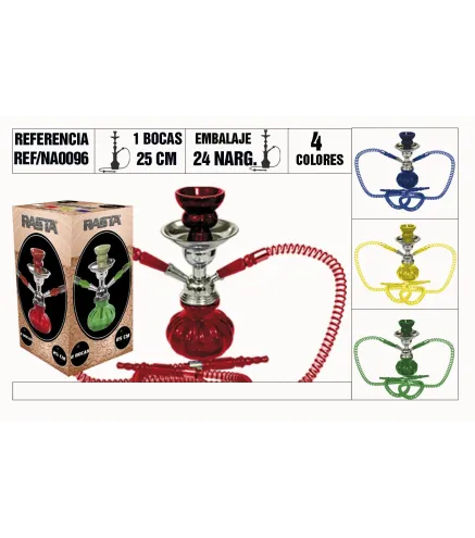 Narguila Basica Mini 25Cm 2 Bocas