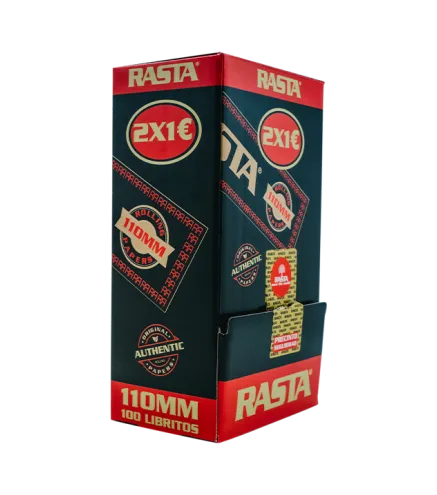 Papel De Liar Negro 2X1€ Slim - 100 Librillos