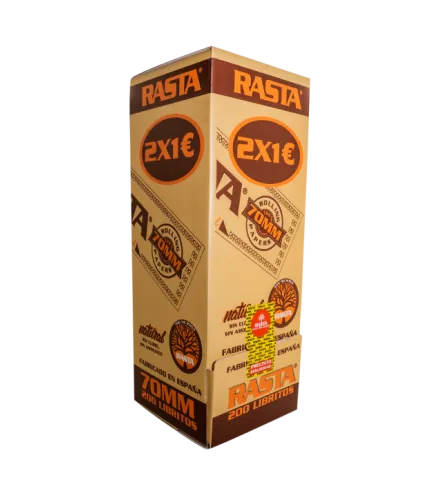 2X1 Papel De Liar Natural 70Mm - 200