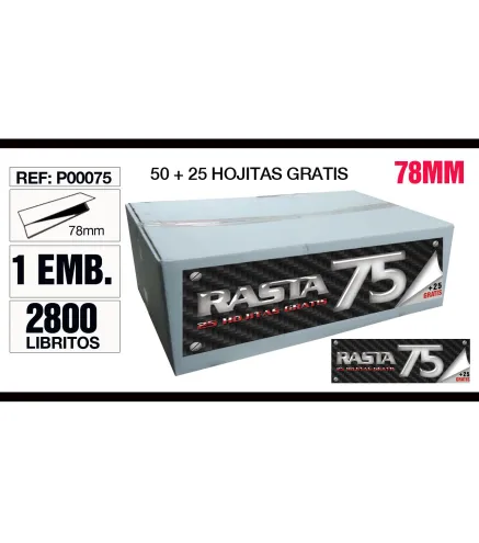 Granel Papel 78Mm 75 Hojitas