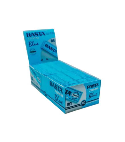 Papel De Liar Azul 70 Mm - 50 Librillos