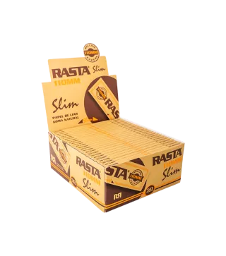 Papel De Liar Natural 110Mm Slim - 50