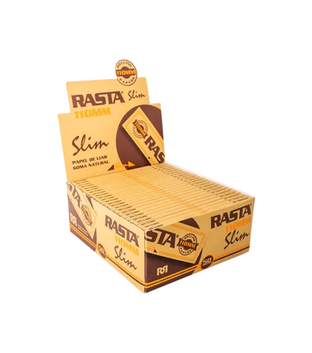 Papel De Liar Natural 110Mm Slim - 50