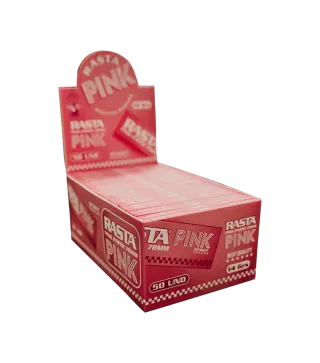 Papel Rosa Para Liar 78Mm Caja 50 Libritos