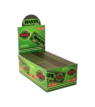 Papel De Liar Verde 78Mm - 50