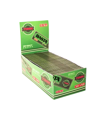 Papel De Liar Verde 70Mm