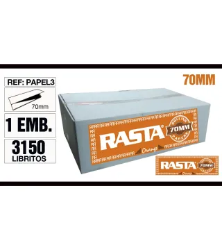 Granel Papel 70Mm Naranja