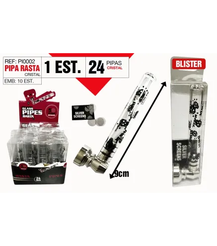 Pipa Glass Est 24Und Emb 12Est