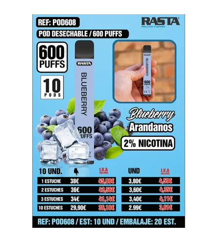 Pod 600 2%Nict-Arandanos Est 10 Emb 20