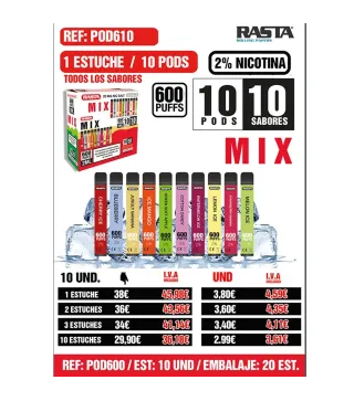 Pod 600 2%Nict-Surtido Est 10 Emb 20Es