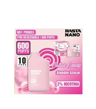 Pod Nano 600 Puffs - Algodón De Azúcar