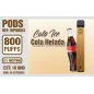 Pod Desechable 800 Puffs 0% Nicotina Cola Ice (Cola Helada)