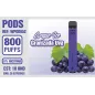 Pod Desechable 800 Puffs 0% Nicotina Grape Ice ( Granizada De Uva)