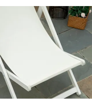 Conjunto de 2 Tumbonas Plegables de Aluminio con Respaldo Regulable en 5 Posiciones Reposacabezas 60x100x85 cm Blanco