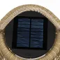 Farola Solar de Exterior con Panel Solar Luces LED Encendido y Apagado Automático para Interior Exterior Ø18x37 cm Arena