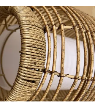 Farola Solar de Exterior con Panel Solar Luces LED Encendido y Apagado Automático para Interior Exterior Ø18x37 cm Arena