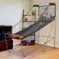 Juego de Canastas Plegable, Máquina de Baloncesto Juguete Contador y Marcador Electrónico, con Soporete de Acero, Red, Cesta de