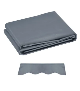 Techo de Repuesto para Toldo 2,8x2,5 m con Protección UV 50+ Impermeable para Patio Terraza Jardín Gris