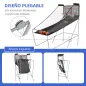 Juego de Canastas Plegable, Máquina de Baloncesto Juguete Contador y Marcador Electrónico, con Soporete de Acero, Red, Cesta de