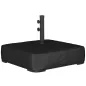 Base para Sombrilla con Funda Bolsas de Arena Pie para Sombrilla Postes Ø48 mm Rellenable Arena 80kg Arena Húmeda 90 kg