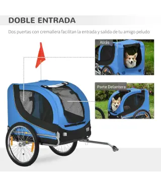 Remolque Bicicleta de Mascota