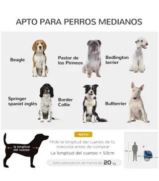 Remolque Bicicleta de Mascota