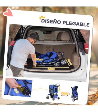 Cochecito para Perro y Gato