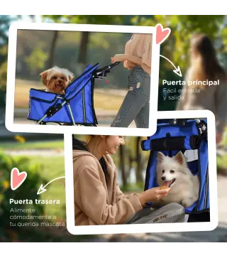 Cochecito para Perro y Gato