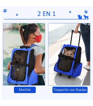 Transportín Carrito para Mascotas