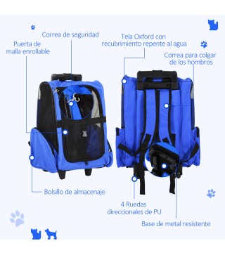 Transportín Carrito para Mascotas