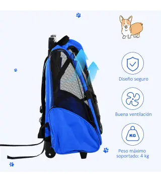 Transportín Carrito para Mascotas