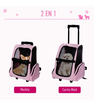 Transportín Carrito para Mascotas